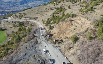 Double glissement de terrain Les Orres (Hautes Alpes)